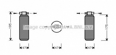 AVA QUALITY COOLING rtd015 -  Осушитель, кондиционер